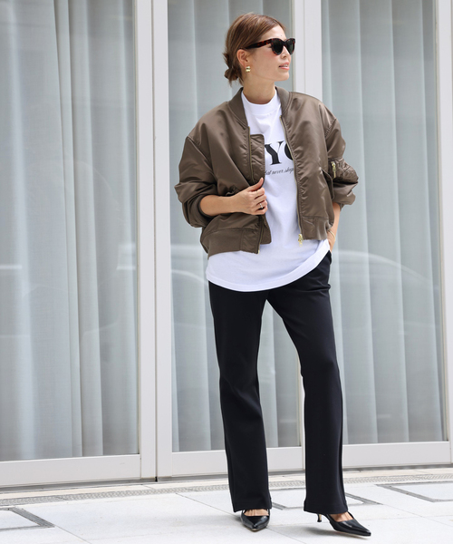 Deuxieme Classe（ドゥーズィエムクラス）の「*GENIAL BIO MA-1（MA-1・レディース・カーキ・FREE）」の21枚目の写真