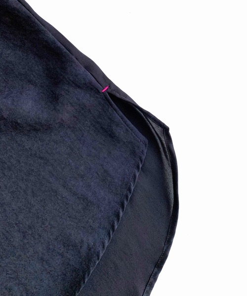 Q（キュー）の「スエードタッチオーバーシャツ（シャツ/ブラウス・レディース・ブラック/ベージュ・MEDIUM）」の22枚目の写真