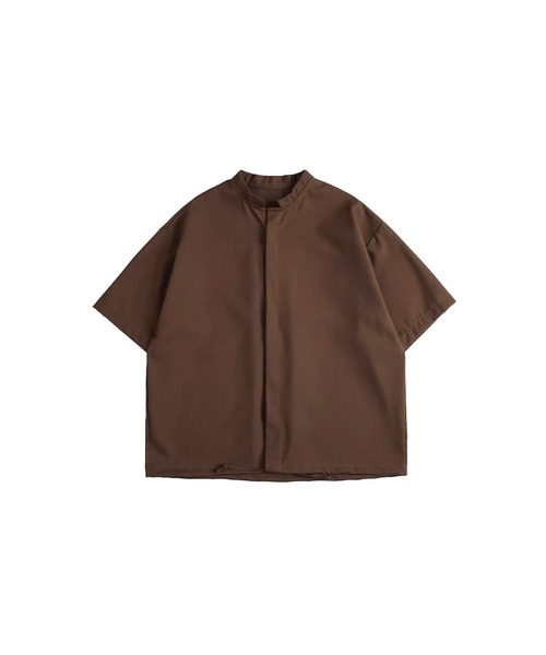 Minimal Stand Collar Shirt