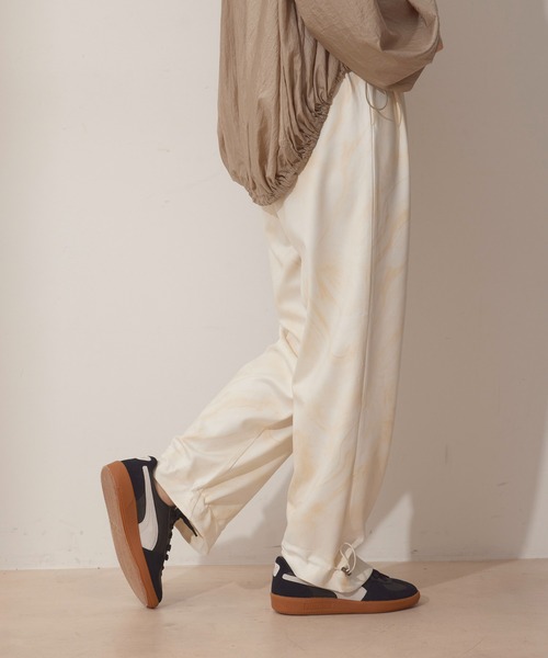 NERGY（ナージー）の「【skin wear】UV＆接触冷感＆保湿加工 Airy jerseyイージータックパンツ（その他パンツ・レディース・イエロー/ブラウン・M/S）」の16枚目の写真