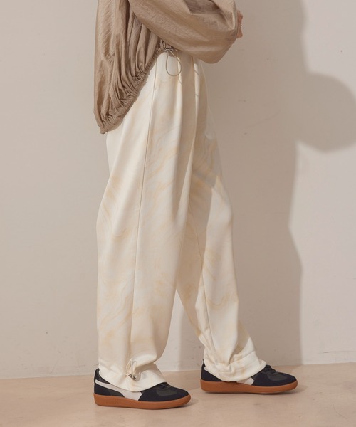 NERGY（ナージー）の「【skin wear】UV＆接触冷感＆保湿加工 Airy jerseyイージータックパンツ（その他パンツ・レディース・イエロー/ブラウン・M/S）」の17枚目の写真