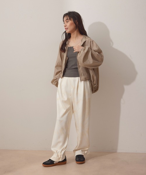 NERGY（ナージー）の「【skin wear】UV＆接触冷感＆保湿加工 Airy jerseyイージータックパンツ（その他パンツ・レディース・イエロー/ブラウン・M/S）」の5枚目の写真