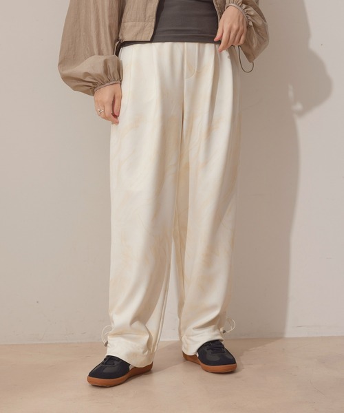 NERGY（ナージー）の「【skin wear】UV＆接触冷感＆保湿加工 Airy jerseyイージータックパンツ（その他パンツ・レディース・イエロー/ブラウン・M/S）」の14枚目の写真