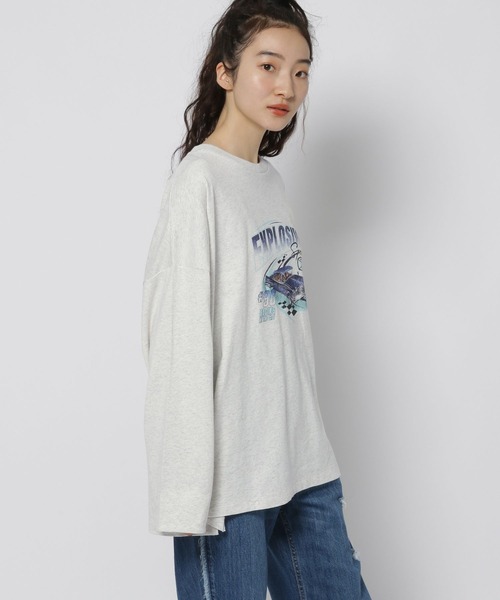 niko and...(ニコアンド)の「Classic Vehicles Tシャツ(Tシャツ/カットソー・レディース・ベージュ/チャコール/ナチュラル・FREE)」の9枚目の写真