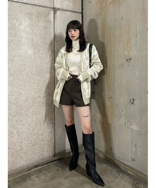【セール】【限定展開】LEOPARD MOLLE JQ CD レオパード モール ジャガード カーディガン（カーディガン/ボレロ）｜SLY（スライ）