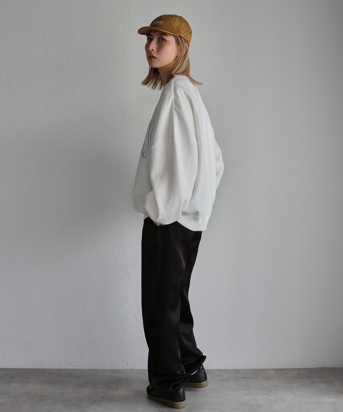 UNIVERSAL OVERALL(ユニバーサルオーバーオール)の「【ユニセックス】UNIVERSAL OVERALL ショートバイザー(キャップ・メンズ・ブラック/ベージュ/ネイビー/カーキ/アイボリー/ブルー/チャコールグレー/ホワイト系その他/ブラック系その他・FREE)」の17枚目の写真