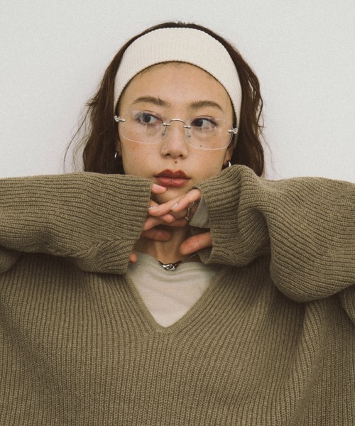 HANNE(アン)の「リブヘアバンド(ヘアバンド・レディース・グレー/ブラック/アイボリー・FREE)」の19枚目の写真