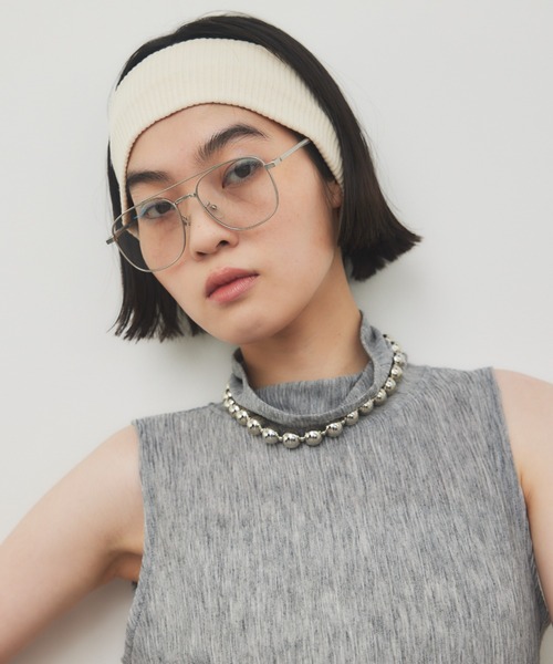 HANNE(アン)の「リブヘアバンド(ヘアバンド・レディース・グレー/ブラック/アイボリー・FREE)」の16枚目の写真