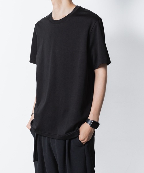ATTACHMENT（アタッチメント）の「コットン ダブルフェイス スリムフィット S/S TEE / COTTON DOUBLE FACE SLIM FIT S/S TEE（Tシャツ/カットソー・メンズ・ブラック/ホワイト/グレー/ダークグレー/ライトブラウン・1/2/3）」の21枚目の写真