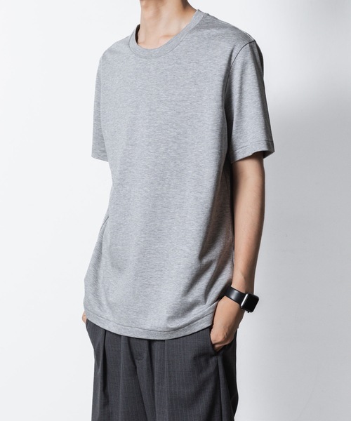 ATTACHMENT（アタッチメント）の「コットン ダブルフェイス スリムフィット S/S TEE / COTTON DOUBLE FACE SLIM FIT S/S TEE（Tシャツ/カットソー・メンズ・ブラック/ホワイト/グレー/ダークグレー/ライトブラウン・1/2/3）」の13枚目の写真