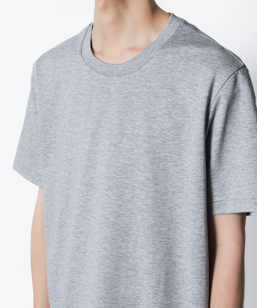 ATTACHMENT（アタッチメント）の「コットン ダブルフェイス スリムフィット S/S TEE / COTTON DOUBLE FACE SLIM FIT S/S TEE（Tシャツ/カットソー・メンズ・ブラック/ホワイト/グレー/ダークグレー/ライトブラウン・1/2/3）」の16枚目の写真