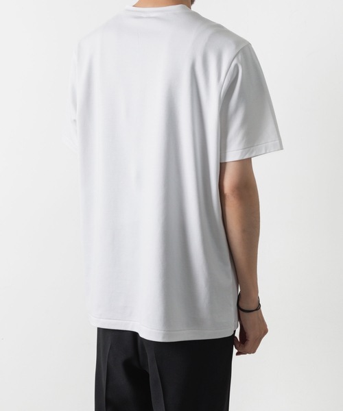 ATTACHMENT（アタッチメント）の「コットン ダブルフェイス スリムフィット S/S TEE / COTTON DOUBLE FACE SLIM FIT S/S TEE（Tシャツ/カットソー・メンズ・ブラック/ホワイト/グレー/ダークグレー/ライトブラウン・1/2/3）」の9枚目の写真