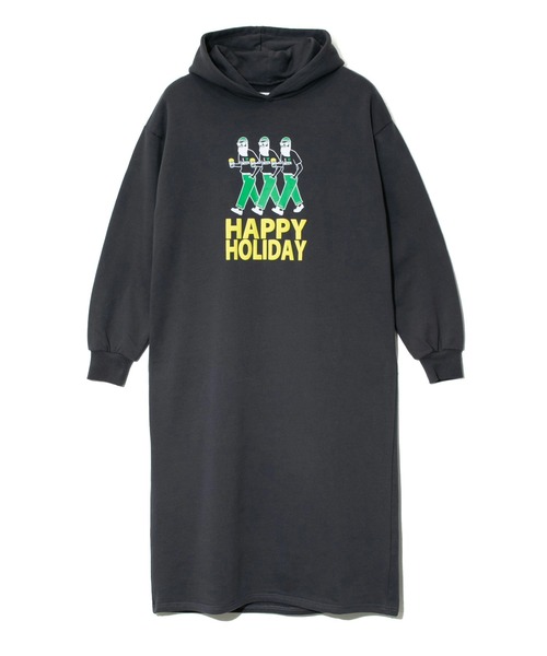 MODEM DESIGN/モデムデザイン FUNレディース -ビールおじさん-（ワンピース）｜modem design（モデムデザイン）