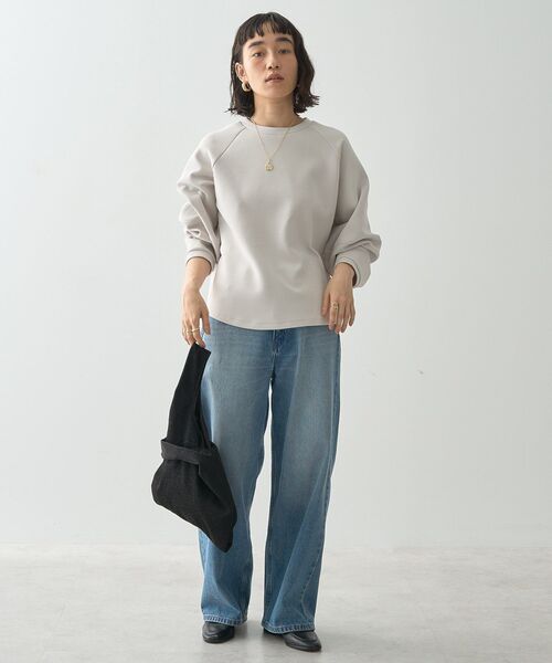 AMERICAN HOLIC(アメリカンホリック)の「袖ボリュームポンチプルオーバー(Tシャツ/カットソー・レディース・ブラック/ライトグレー/ブラウン・L/M)」の20枚目の写真