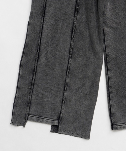 PRANK PROJECT（プランクプロジェクト）の「ピグメントピアッシングスウェットパンツ/Pigment Piercing Sweat Pants（スウェットパンツ・レディース・ブラック・38/36）」の17枚目の写真