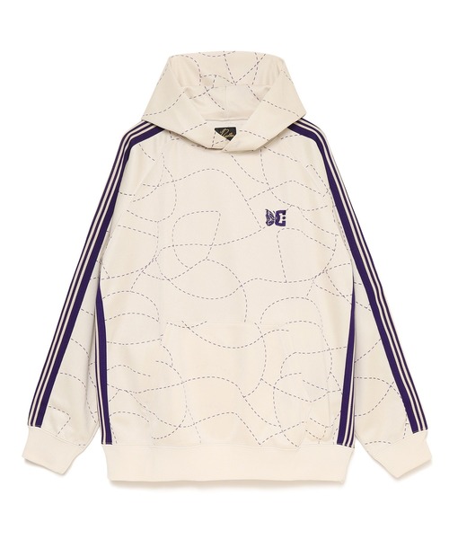 Needles(ニードルス)の「NEEDLES(ニードルズ) NEEDLES x DC SHOES Track Hoody - Poly Smooth / Printed(パーカー・メンズ・アイボリー/ブラック・M/S)」の1枚目の写真