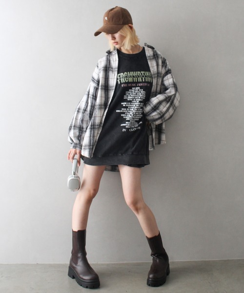 SpRay(スプレイ)の「イニシャル刺繍キャップ(R)(キャップ・レディース・アイボリー/ブラック/チャコールグレー/レッド/ブラウン・FREE)」の10枚目の写真