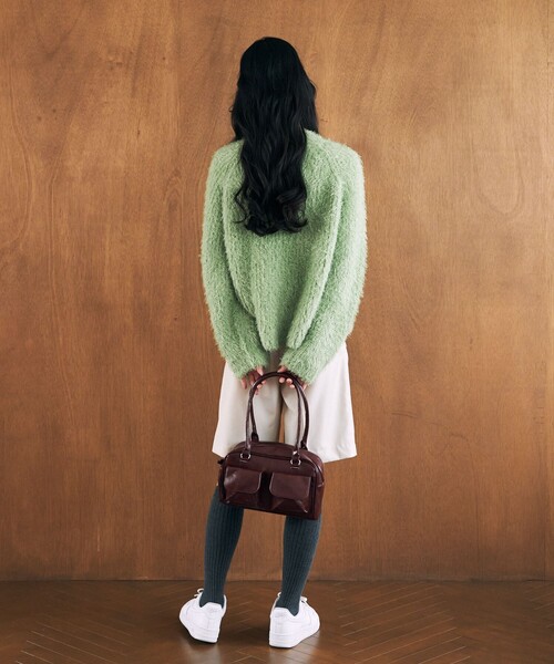 セール】限定展開 フェザー ショート ニット プルオーバー（ニット