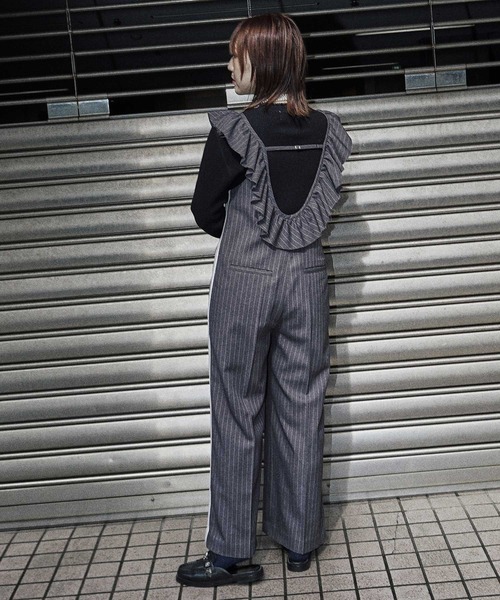 CREOLME（クレオルム）の「(CREOLME)ピンストライプサロペット