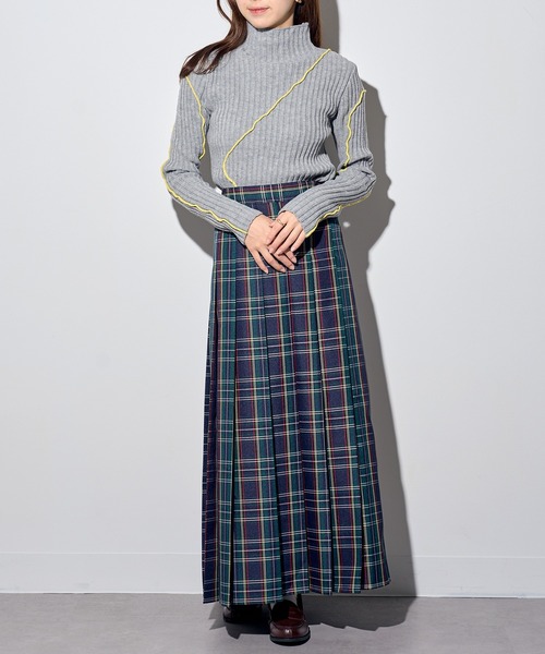 MAISON BREEZE reveur(メゾンブリーズレヴール)の「【MAISON BREEZE reveur】メロー配色ニットタートルネックニット DTK(ニット/セーター・レディース・ブラック/グレー/ブラウン/アイボリー・FREE)」の19枚目の写真