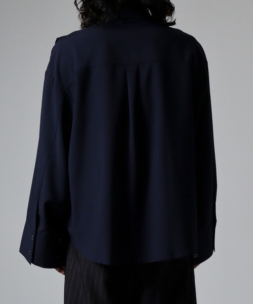 FUNALIVE（ファンアライブ）の「ciao ビッグカフスシャツ（シャツ/ブラウス・メンズ・チャコール/ネイビー/ホワイト/ボルドー/ブラック・M/L）」の8枚目の写真