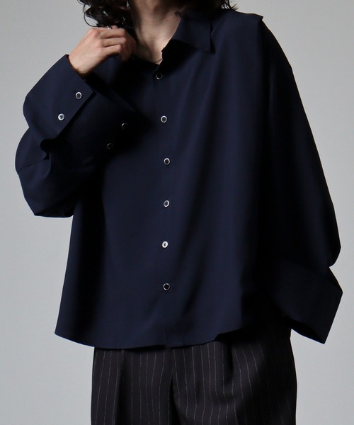 FUNALIVE（ファンアライブ）の「ciao ビッグカフスシャツ（シャツ/ブラウス・メンズ・チャコール/ネイビー/ホワイト/ボルドー/ブラック・M/L）」の20枚目の写真