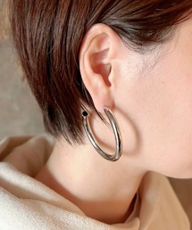 ボリュームフープピアス (両耳用)
