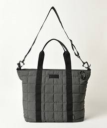 【ADAMPATEK】square quilt shoulder tote bag/スクエアキルトビッグショルダートートバッグ