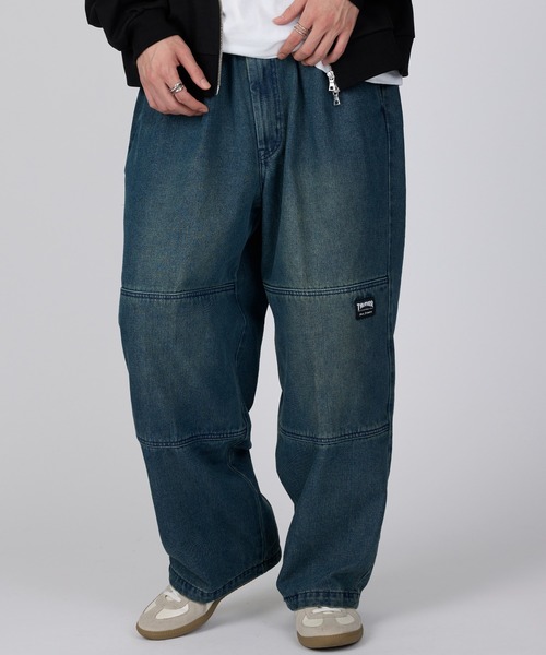 THRASHER（スラッシャー）の「【THRASHER】カツラギ・デニム ワークイージーパンツ（デニムパンツ・メンズ・オフホワイト/ブラック/グレー/ブルー/ベージュ/ブラック系1/ブルー系その他2・S/M/L/LL）」の16枚目の写真