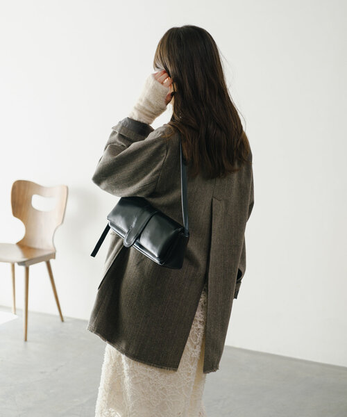 セール】【セットアップ対応】ツイードジャケット&シャギーアーム