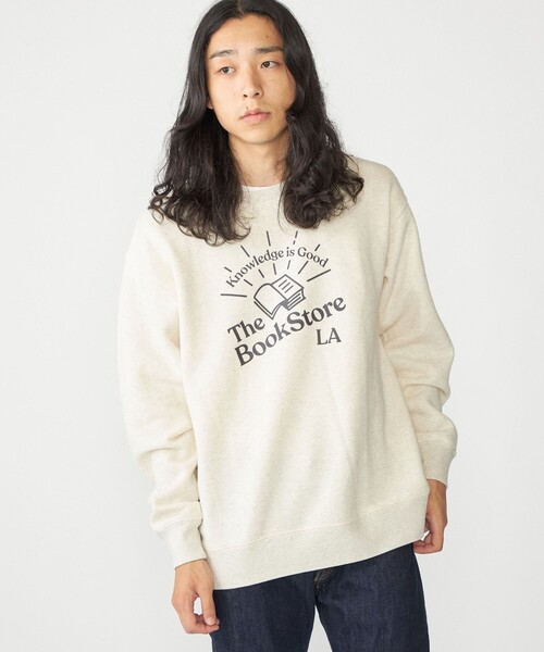 SHIPS（シップス）の「SHIPS: コットン ポリエステル プリント ライト クルーネック スウェット（スウェット・メンズ・ダークグレー/ナチュラル/ワインレッド・SMALL/X-LARGE/LARGE/MEDIUM）」の12枚目の写真