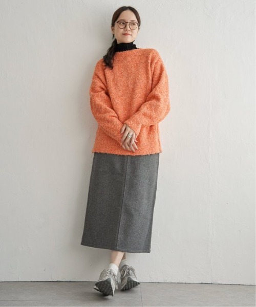 LBC(エルビーシー)の「リサイクルモコモコ2WAYカーディガン(カーディガン/ボレロ・レディース・イエロー/オレンジ/ブルー/チャコール・M)」の19枚目の写真