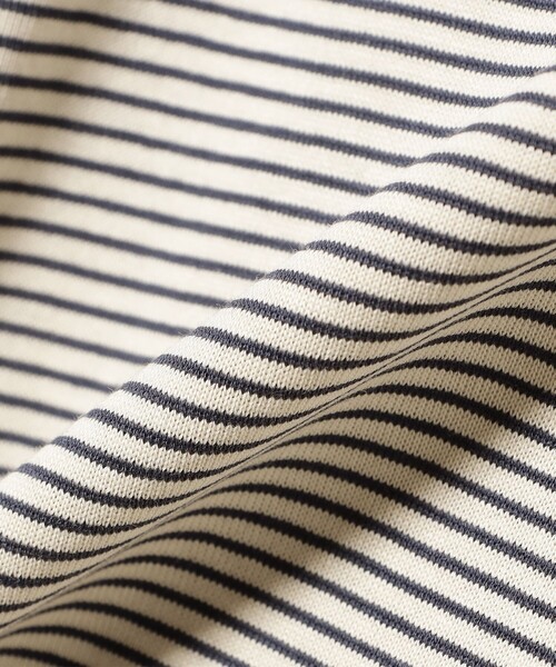 A VONTADE / ミニボーダー ポケットTシャツ（Tシャツ/カットソー