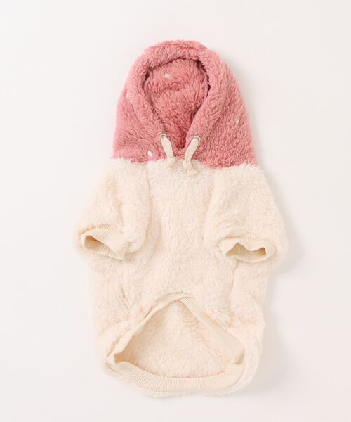 moncheri(モンシェリ)の「フルーツフードボアパーカー(ペットウェア・レディース・オレンジ/ピンク・S/L/XL/M/2M/XS)」の9枚目の写真