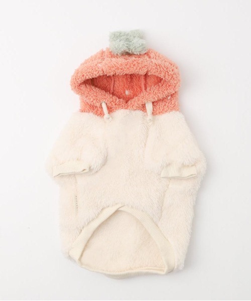 moncheri(モンシェリ)の「フルーツフードボアパーカー(ペットウェア・レディース・オレンジ/ピンク・S/L/XL/M/2M/XS)」の1枚目の写真