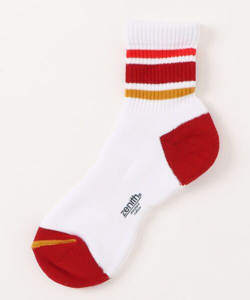 ZENITH(ゼニス)の「【ZENITH】NEW LINE CREW SOCKS(ソックス/靴下・メンズ・ブラック/ブラック系その他/チャコールグレー/レッド/オレンジ/ブルー系その他/ミント・FREE)」の8枚目の写真