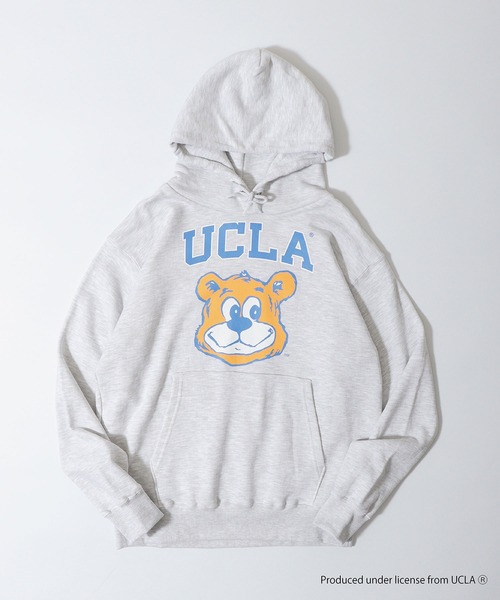 新品未使用　UCLA  スウェットパーカー　フーディー　オーバーサイズ　M UCLA パーカー 「UCLA×NUTMEG」プリントパーカー メンズ レディース