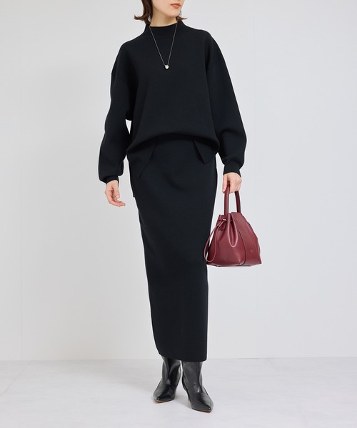 ROPE' / ロペ 【J'aDoRe・店舗限定】ハイゲージウールスムースハイネックワイドニット/セットアップ対応 ROPÉ(ロペ) / 【J'aDoRe・店舗限定】ハイゲージウールスムース