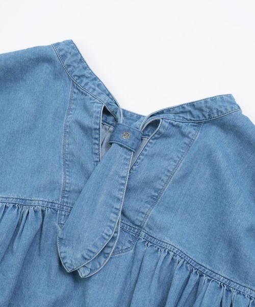 Brocante（ブロカント）の「[Brocante / ブロカント] 5ozデニム フラールワンピース（ワンピース・レディース・インディゴブルー・2）」の16枚目の写真