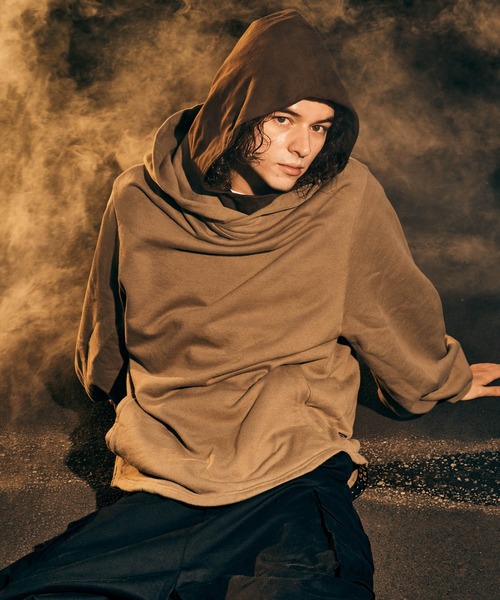 glamb 「glamb」 プルオーバーパーカー M ブラウン メンズ : ZOZOTOWN