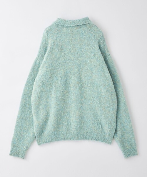 CITEN(シテン)の「<CITEN>シャギーニットポロシャツ(ニット/セーター・メンズ・ブラック/ライトブルー・L/M)」の13枚目の写真