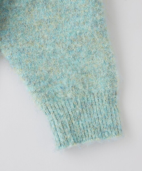 CITEN(シテン)の「<CITEN>シャギーニットポロシャツ(ニット/セーター・メンズ・ブラック/ライトブルー・L/M)」の15枚目の写真