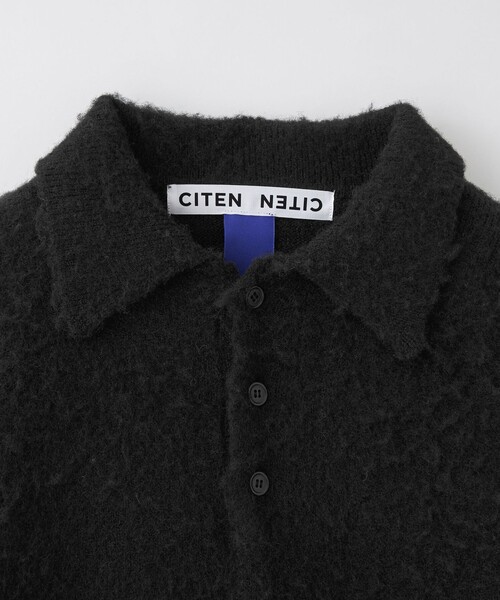 CITEN(シテン)の「<CITEN>シャギーニットポロシャツ(ニット/セーター・メンズ・ブラック/ライトブルー・L/M)」の21枚目の写真