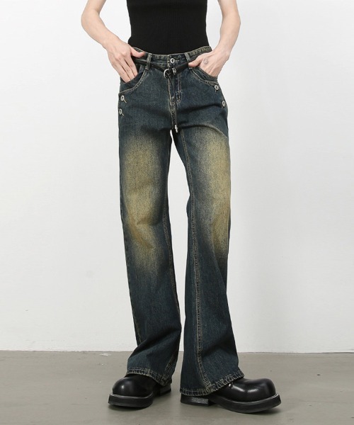 ヴィンテージライクフレアデニムパンツ（デニムパンツ）｜Ressaca（レサーカ）