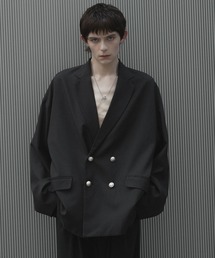 remer 26秋冬コレクション新作 - loose basic double tailored jacket / ルーズベーシックダブルテーラードジャケット(セットアップ対応)