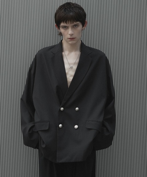 ジャケット・アウター remer loose basic double tailored jacket セットアップ対応】loose basic double tailored jacket