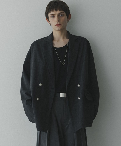 remer(�����[��)��remer 26�H�~�R���N�V�����V�� - loose basic double tailored jacket / ���[�Y�x�[�V�b�N�_�u���e�[���[�h�W���P�b�g�i�Z�b�g�A�b�v�Ή��j(�e�[���[�h�W���P�b�g)