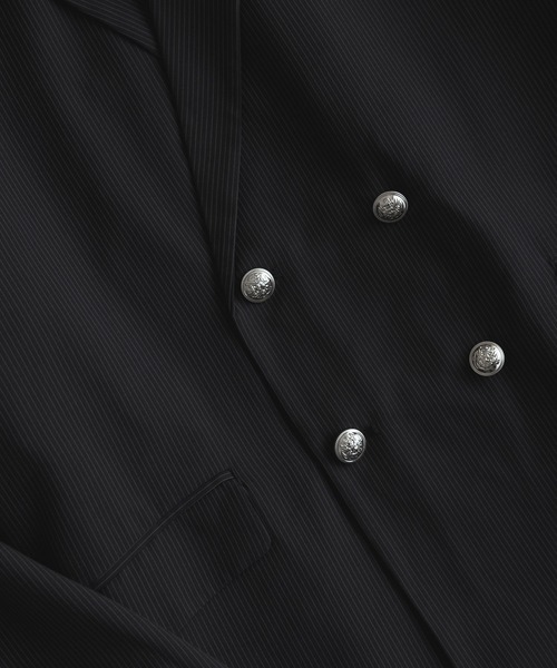 セットアップ対応】loose basic double tailored jacket / ルーズ