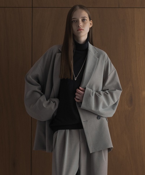 ジャケット・アウター remer loose basic double tailored jacket セットアップ対応】loose basic double tailored jacket / ルーズ