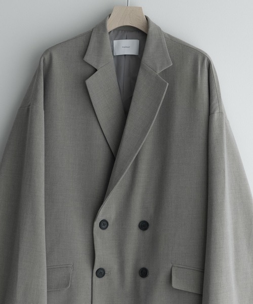 セットアップ対応】loose basic double tailored jacket / ルーズ